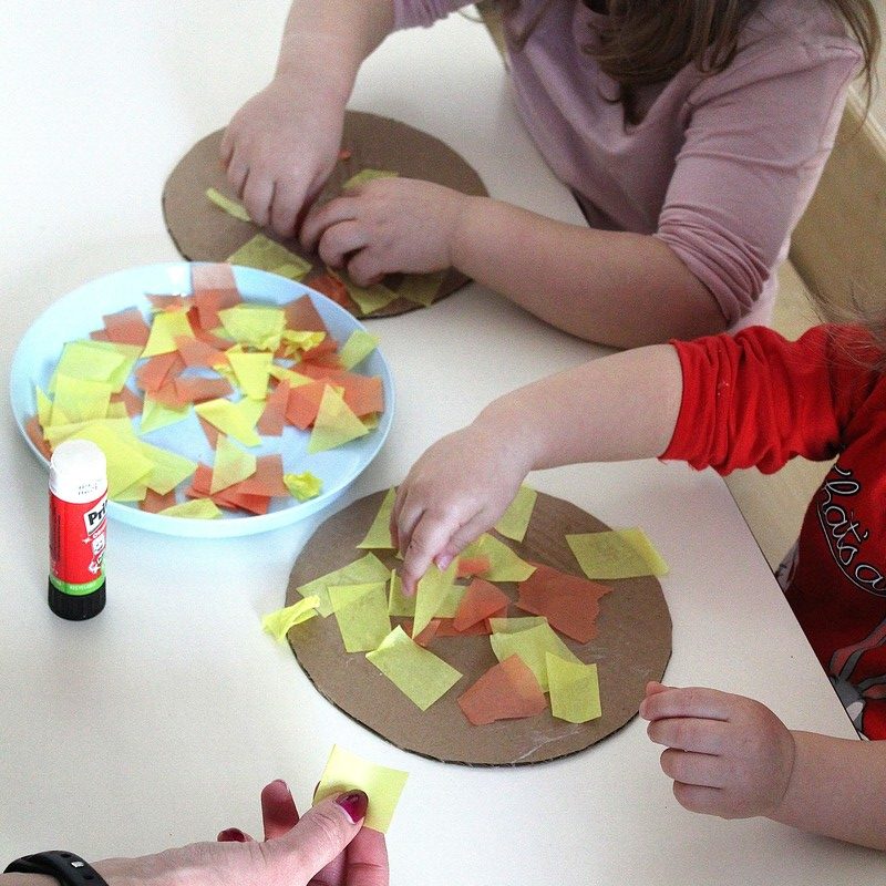 Attività dei bambini del nido