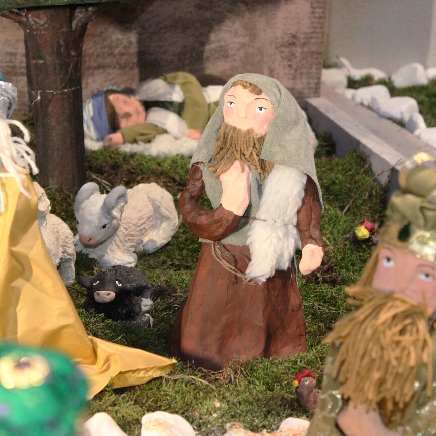 presepe, pastori