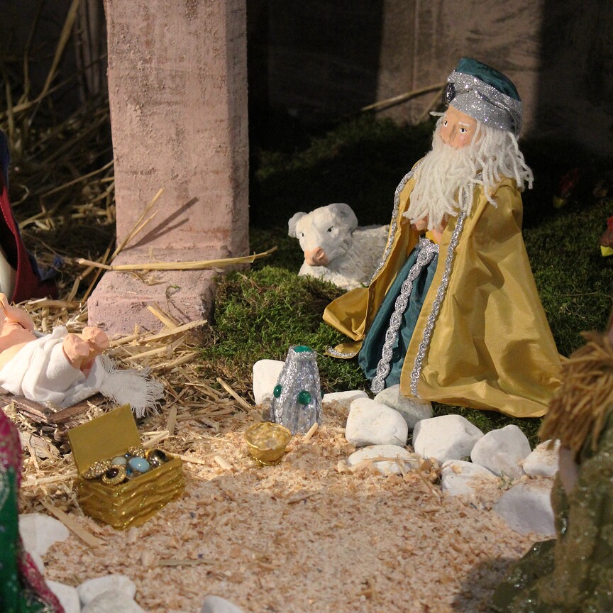 presepe, magi
