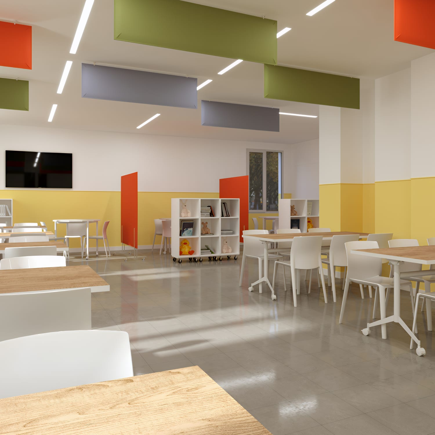 Restyling salone Scuola primaria Il Pellicano